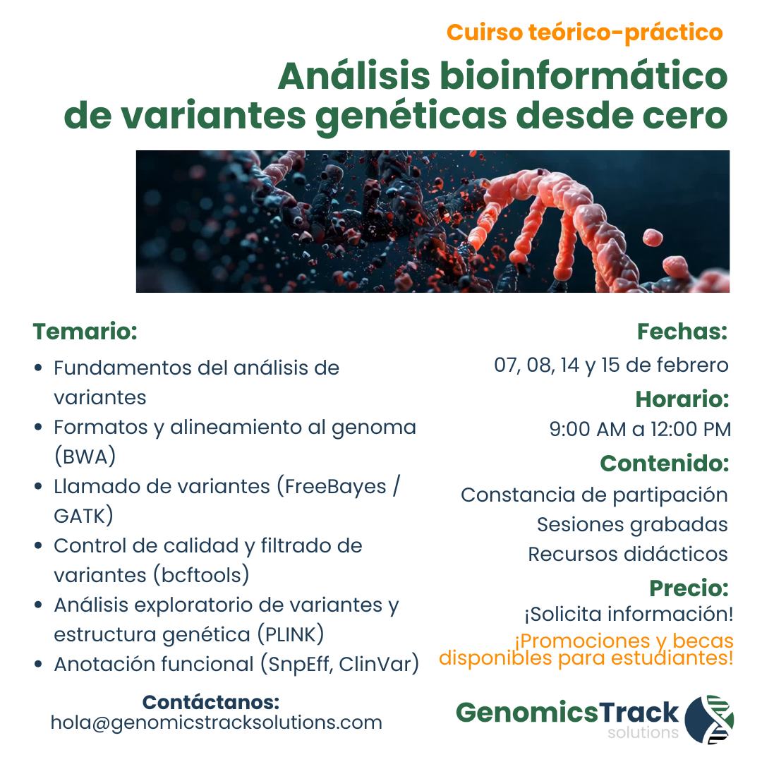 Análisis bioinformático de variantes genéticas desde cero